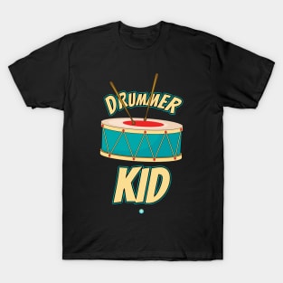 Drummer Kid Musican Band Gift Idea T-Shirt